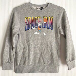 Space Jam bugs bunny gray‎ sweatshirt youth/kids size M 8-10